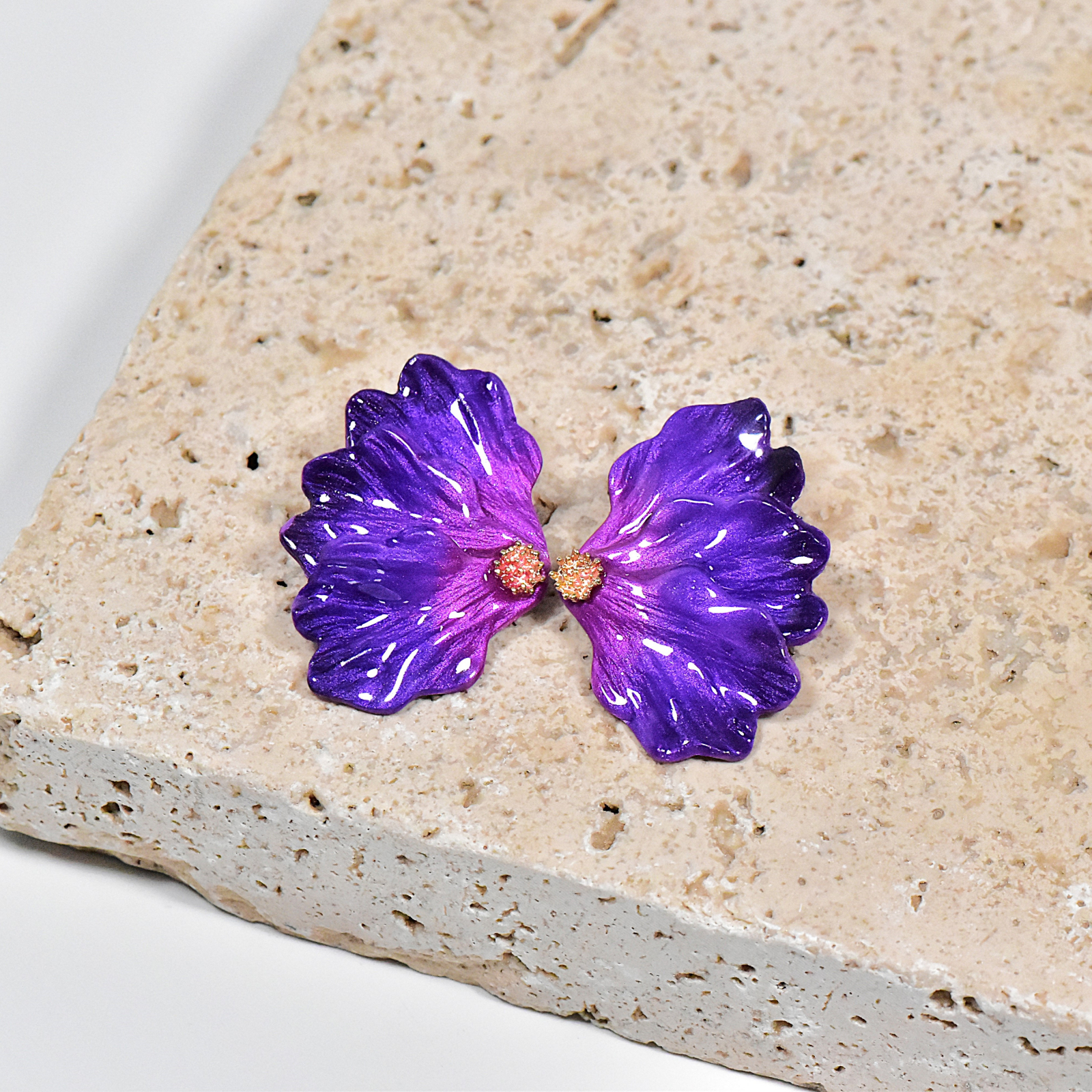 Cercei Ilona – Violet/Auriu (C953-4873)