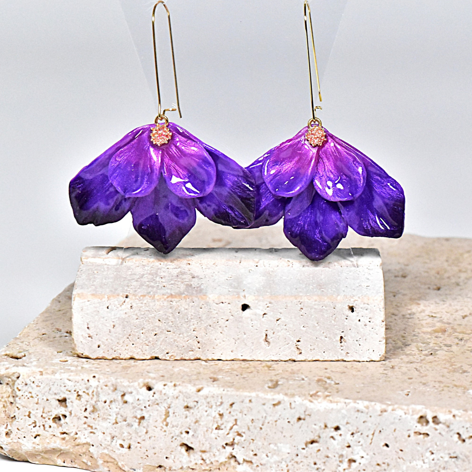 Cercei Leila – Violet/Auriu