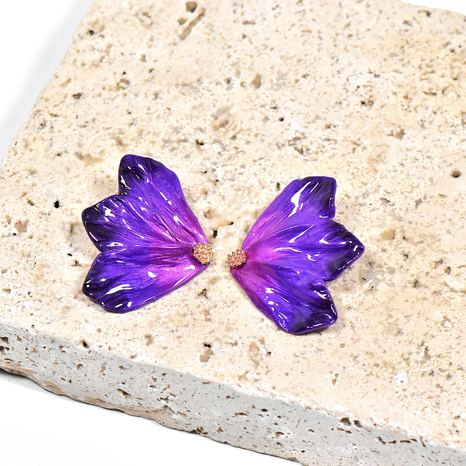 Cercei Mary – Violet/Negru