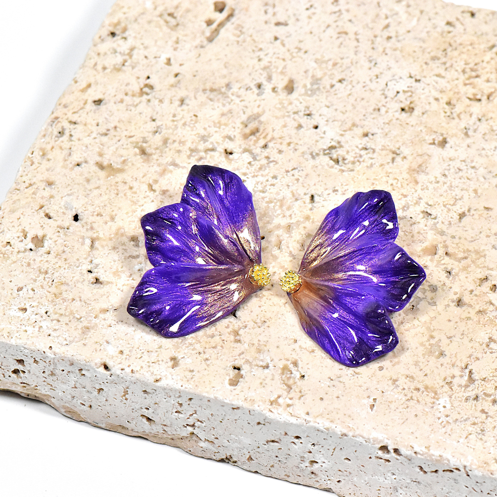 Cercei Mary – Negru/Violet
