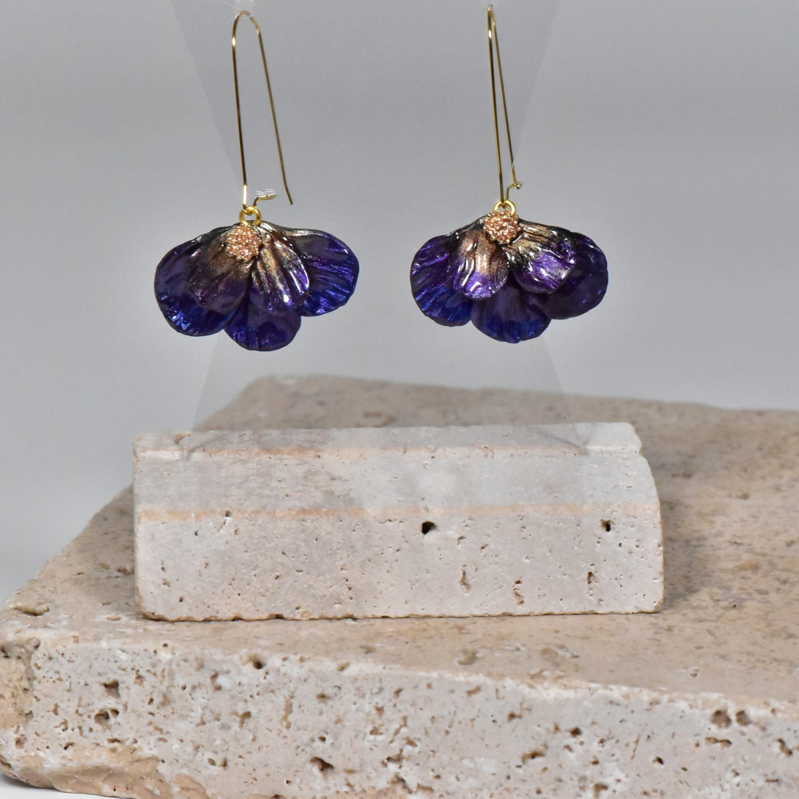 Cercei Milena – Auriu/Violet