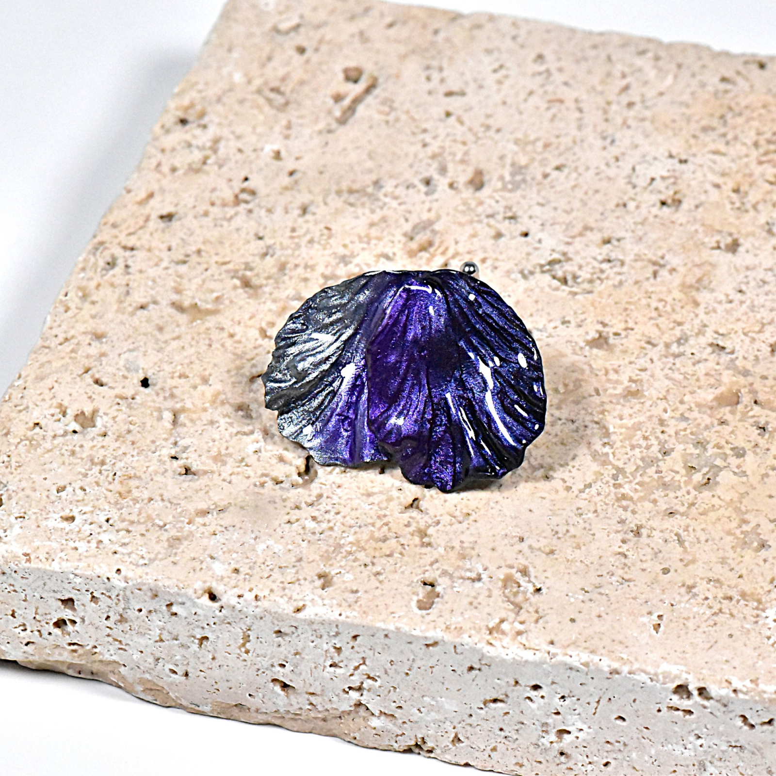 Inel Jaqueline – Argintiu/Violet