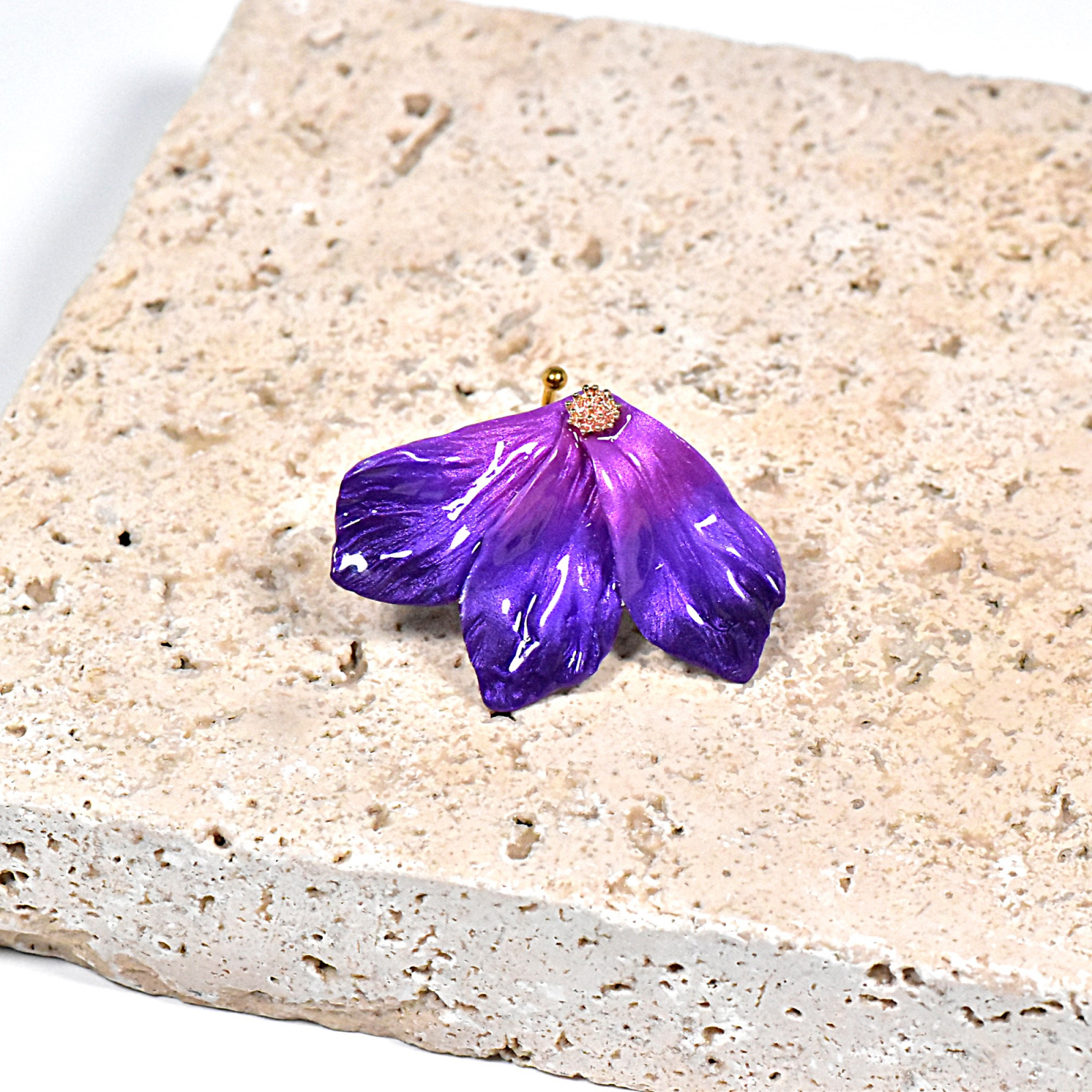 Inel Mary – Violet/Auriu (C1109)